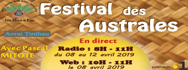 Festival des Australes en direct sur Polynésie La 1ère Radio