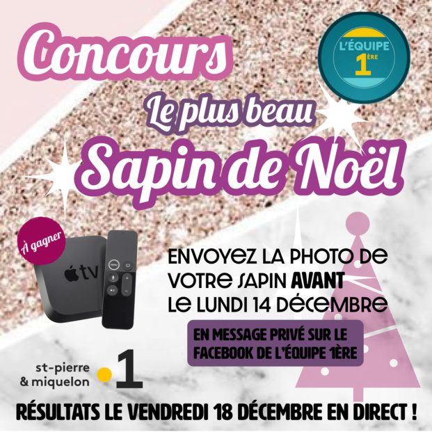 Saint-Pierre et Miquelon la 1ère: L'équipe 1ère lance son concours du plus beau sapin de Noël