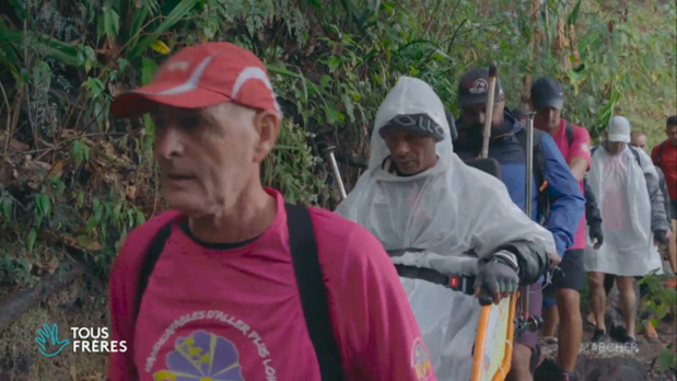 Souffler, Prier, Pardonner, Marcher en Outre-mer, avec Tous Frères en mars sur les chaînes La 1ère