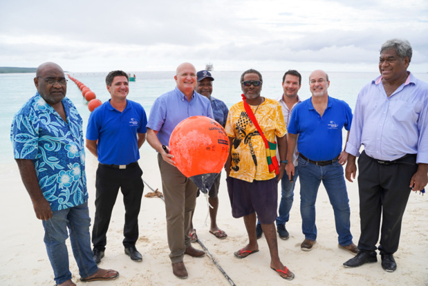 Inauguration du 7ème atterrage du second câble sous-marin à Lifou © OPT-NC