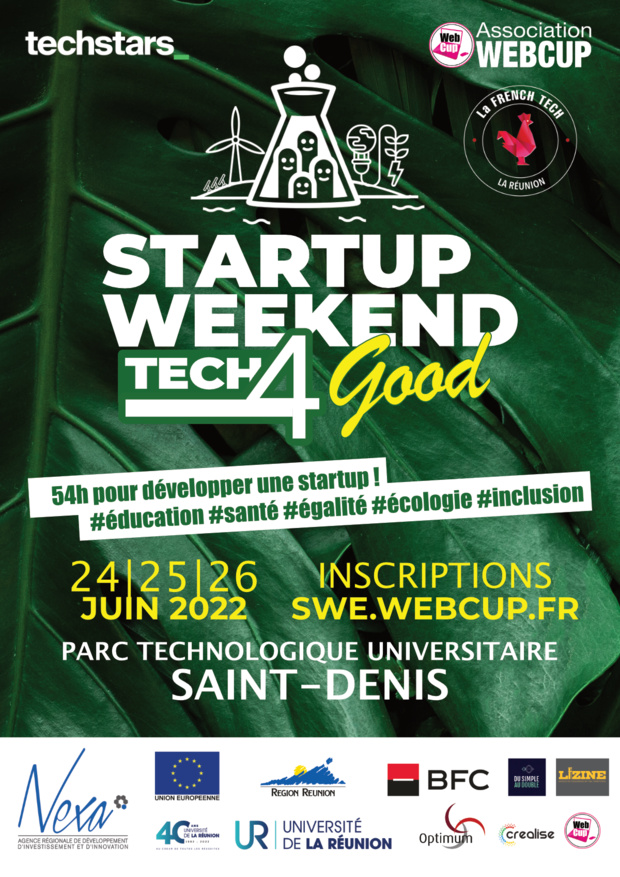 Ouverture des inscriptions : Startup Weekend #Tech4Good