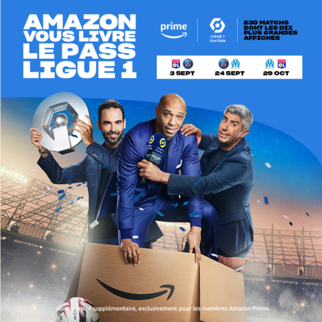 La Ligue 1 Uber Eats de retour sur Prime Video