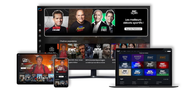 Altice Media lance 8 chaînes FAST sur RMC BFM Play, Samsung TV Plus et les box SFR