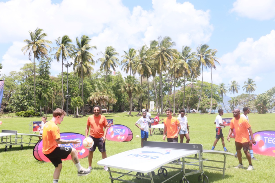 Le Teqball, nouveau concept sportif en plein essor, investit la Guadeloupe pour plusieurs semaines !