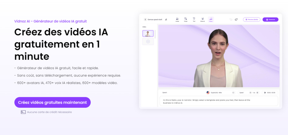 Meilleurs outils d'IA pour créer des vidéos sans effort