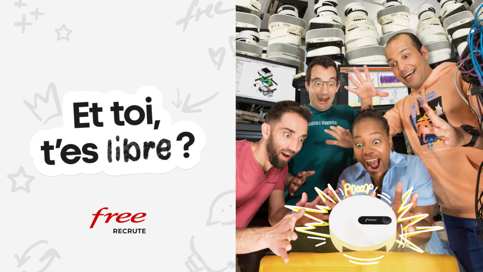 Free lance sa 1ère campagne  Marque Employeur