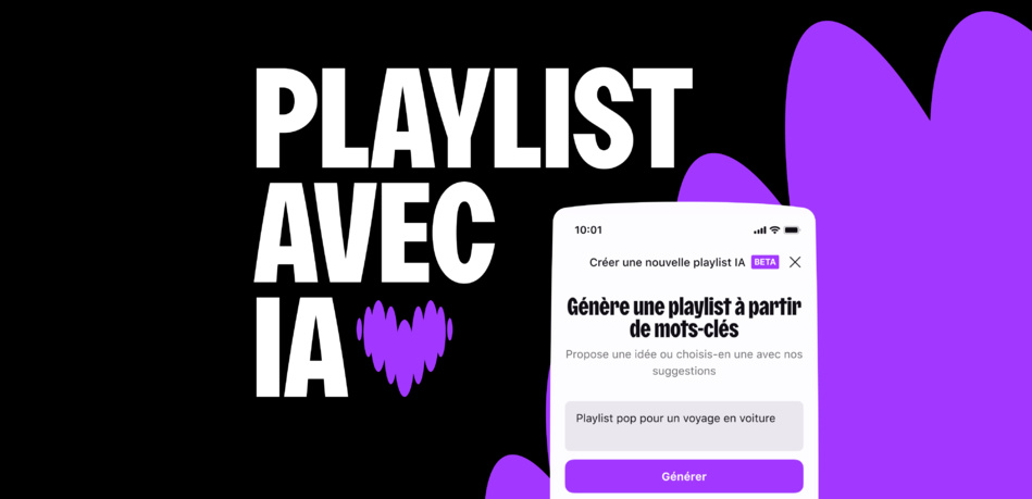 Deezer invite les utilisateurs à exprimer leur créativité avec le lancement global de la version bêta de “Playlist avec IA”