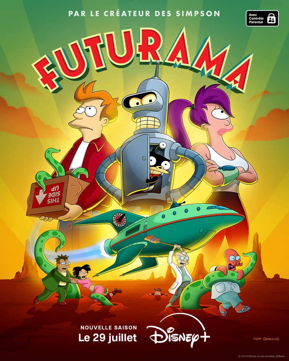 Disney+ : La saison 12 inédite de FUTURAMA mise en ligne dès le 29 juillet