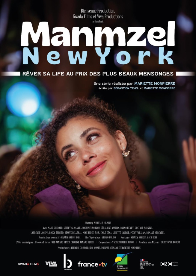 Les péripéties d'une jeune femme antillaise ultra-connectée en quête d'émancipation dans "Manmzel New York" la nouvelle série ultramarine du pôle Outre-Mer de France Télévisions