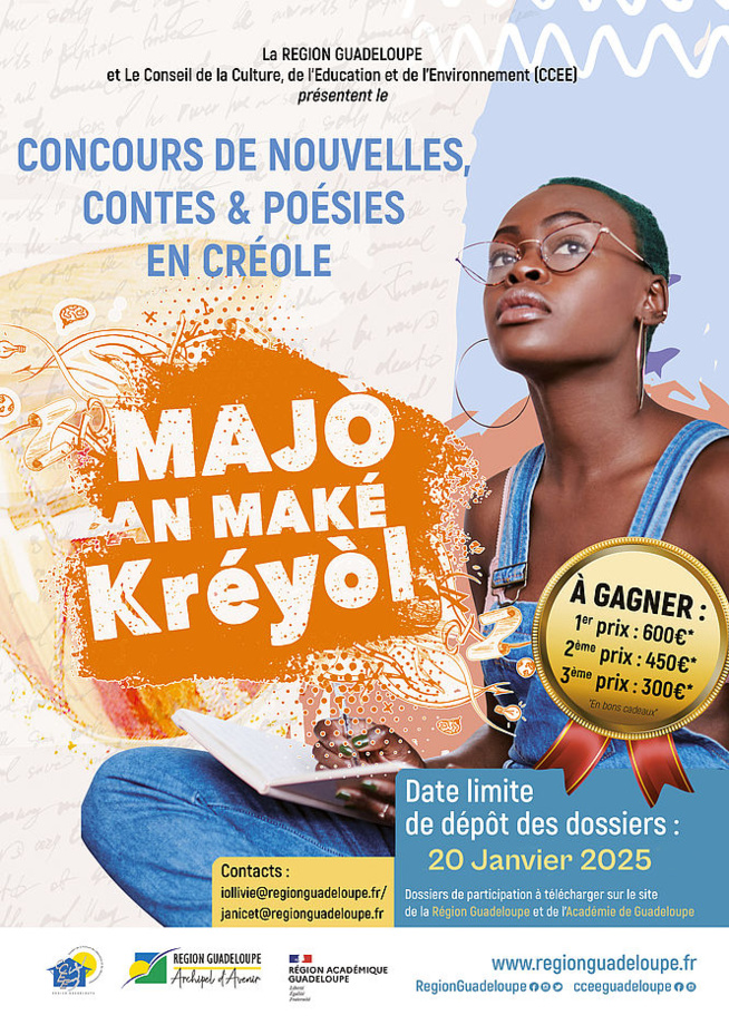 "MAJÒ AN MAKÉ KRÉYÒL" : lancement d'un concours de nouvelles, de contes et de poèmes en créole guadeloupéen