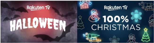 Rakuten TV célèbre Halloween et Noël avec le lancement de deux nouvelles chaînes FAST