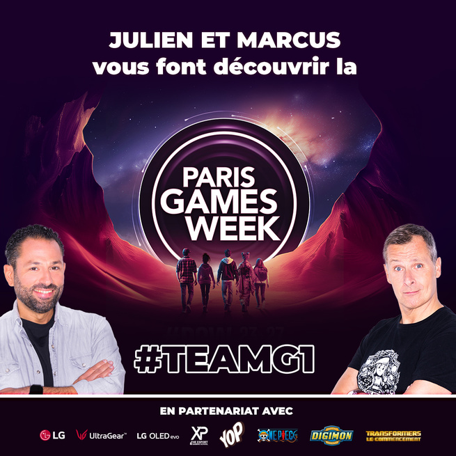 Game One en direct de la Paris Games Week du 23 au 27 octobre