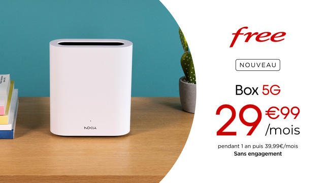 Free lance la 1ère Box 5G Wi-Fi 7 avec internet très haut débit et TV incluse