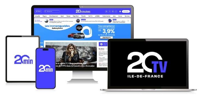 20 Minutes dévoile sa nouvelle identité visuelle 