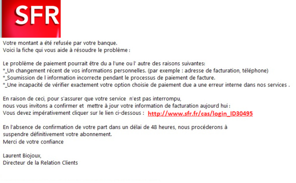 e-mail de Phishing