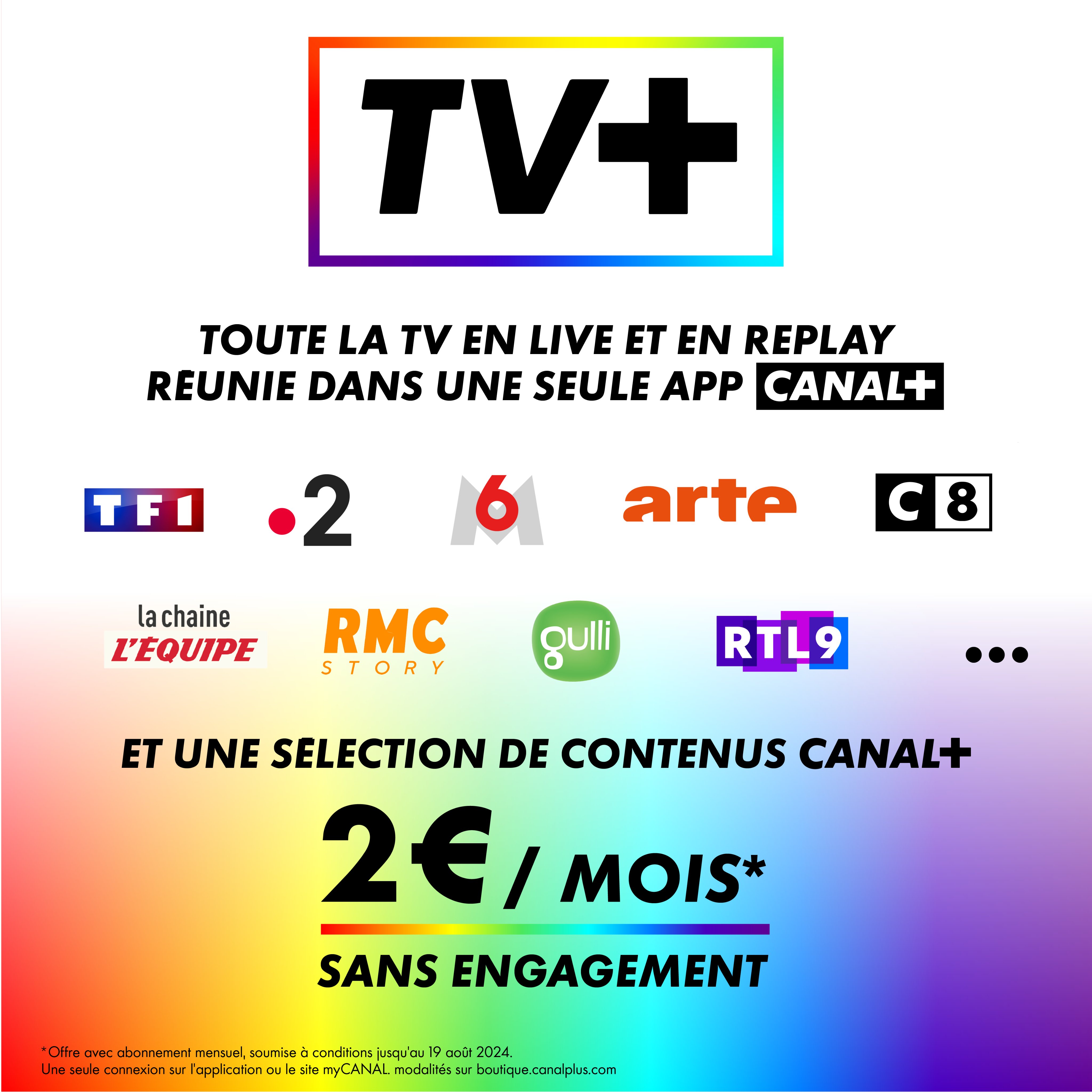 TV+ : Canal+ lance sa nouvelle offre de streaming