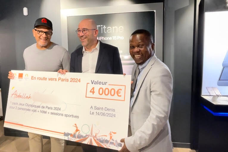 "Vivez Paris 2024 avec Orange Réunion-Mayotte" : un mahorais remporte un voyage pour assister aux J.O