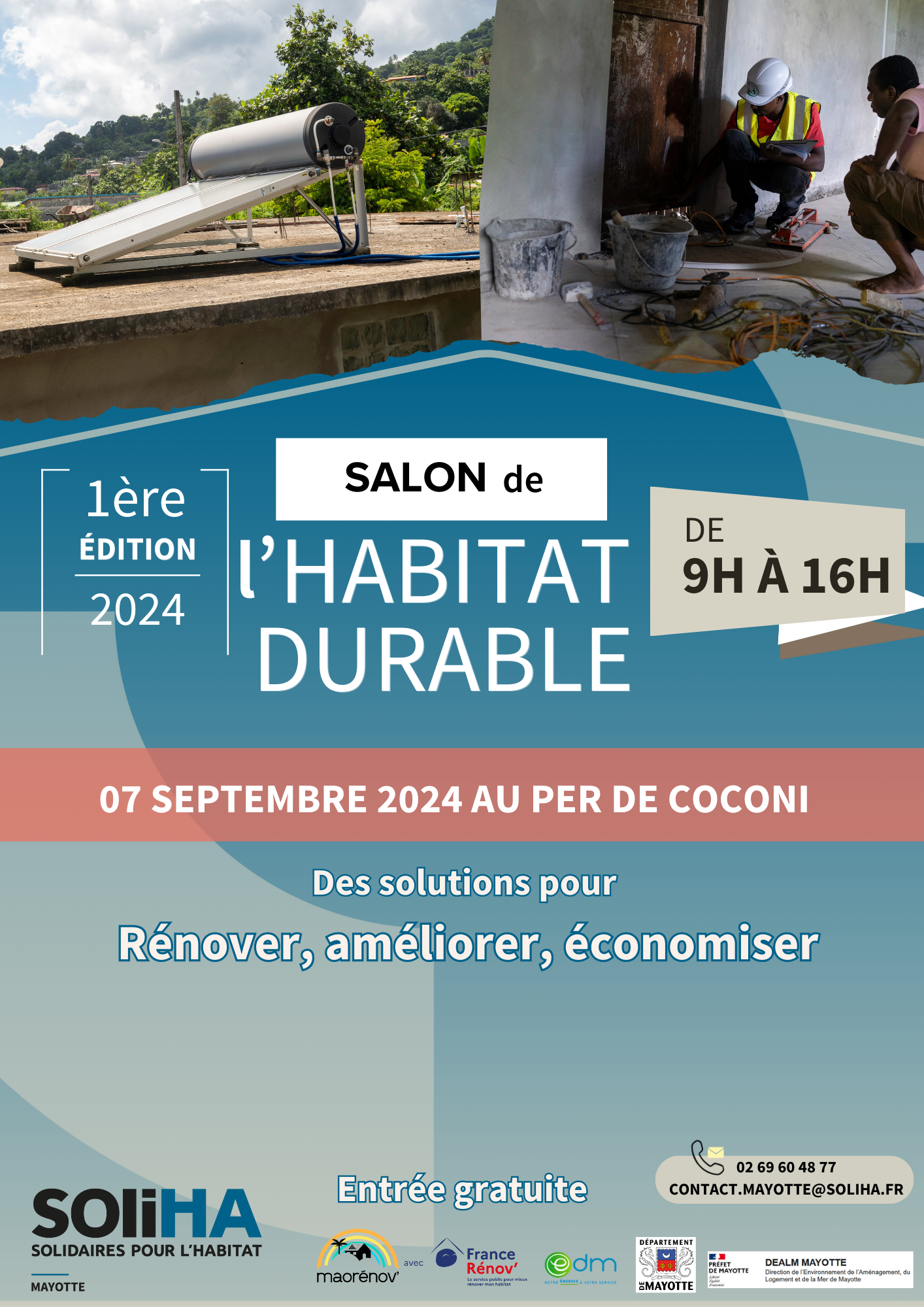 Mayotte : la première édition du Salon de l’Habitat Durable se tiendra le 7 septembre 2024 au Pôle d’Excellence Rurale (PER) de Coconi