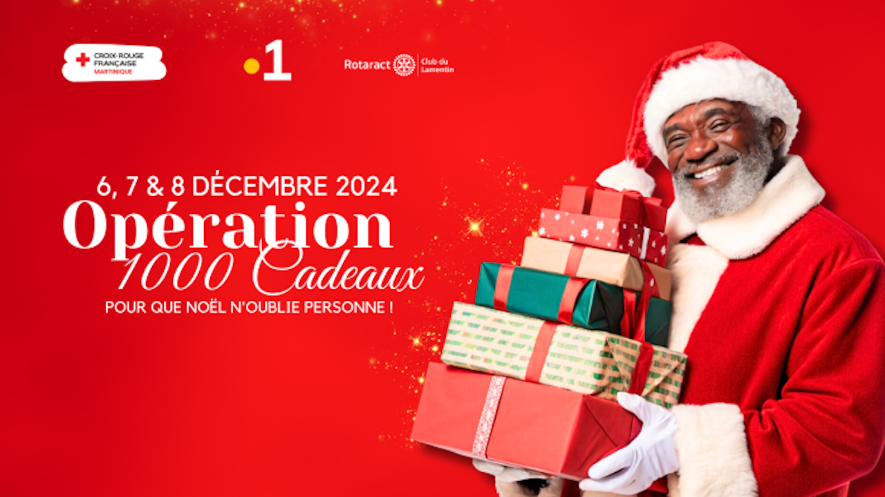 Opération 1000 Cadeaux 2024 avec Martinique la 1ère !