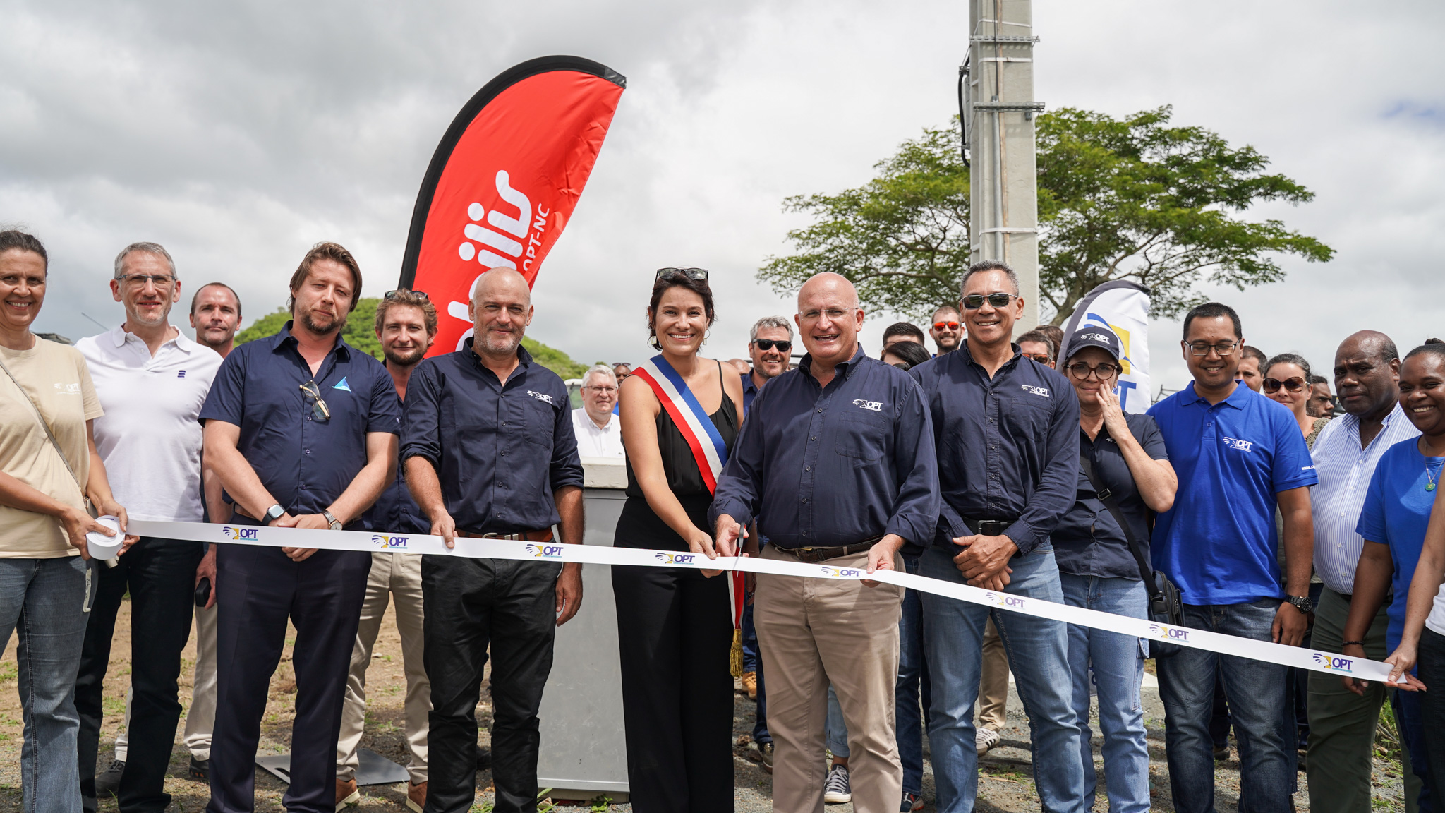 Inauguration de la 500e antenne mobile à la Foa