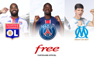 Free devient partenaire de l’OM, du PSG et de l’OL et proposera des contenus exclusifs sur Free FOOT