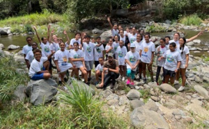 La Réunion : Les élèves de 5ème du collège Reydellet fortement impliqués dans la protection de l'environnement au Bas de la Rivière à Saint-Denis