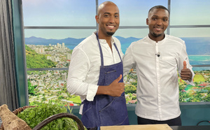 Le chef Hugues MBenda, invité de "outremer.gourmand" ce samedi sur France 3