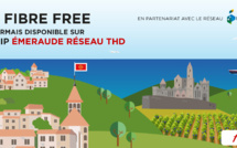 La Fibre Free désormais disponible sur le RIP EMERAUDE Réseau THD 