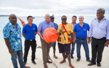 Inauguration du 7ème atterrage du second câble sous-marin à Lifou