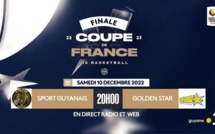 La finale féminine Guyane-Antilles du trophée de la Coupe de France de Basket, ce samedi sur les antennes de Guyane La 1ère