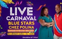 Live Carnaval : Les Blues Stars chez Polina, ce samedi en direct sur Guyane la 1ère