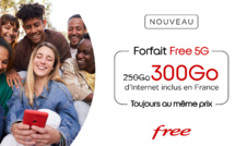 Free augmente à 300 Go/mois l’Internet inclus dans le Forfait Free 5G toujours au même prix
